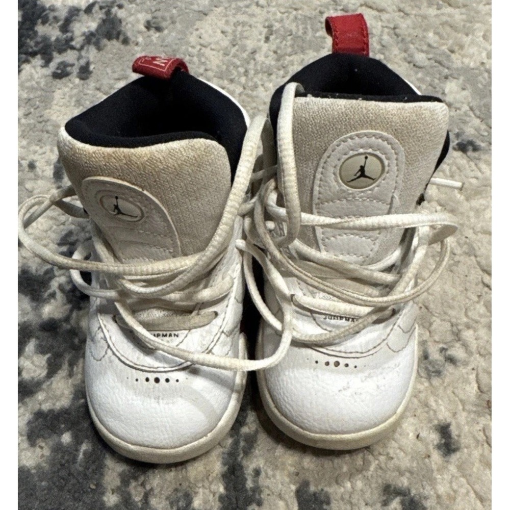 Nike Air Jordan Jumpman Pro BT Shoes White Red 909418-120 Toddler Sz 6C 6 Boys